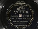 78 RPM -- Binkley Brothers Dixie Clodhoppers, Victor 40129, E  Country