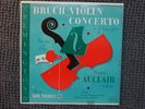 MICHELE AUCLAIR 'BRUCH VIOLIN CONCERTO OP.26 ,   KOL NIDREI'