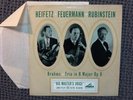 HEIFEZ, FEUERMANN, RUBINSTEIN       'BRAMHS TRIO ,OP.8'