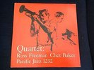 CHET BAKER RUSS FREEMAN SHELLY MANNE QUARTET Pacific Jazz PJ 1232 1957 DG LP NM