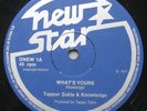 CLASSIC ROOTS Knowledge Tapper Zukie What's Yours UK New Star 12