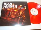 IRON MAIDEN NO SLEEP FOR THE BEAST LIVE JAPAN RED LP UK 1979 SUPPORT MOTORHEAD