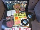 SEX PISTOLS - Never Mind The Bollocks Stickered SPOTS 001 c/w Poster & 7