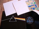 PINK FLOYD, DARK SIDE OF THE MOON, UK HARVEST VINYL LP, POSTERS & STICKERS, PROG