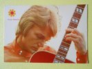 CLAUDE FRANCOIS  CARTE POSTALE PROMO 33T LP ALBUM UN MONDE DE MUSIQUE DISQUES FL