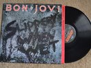 Bon Jovi Slippery When Wet Glam Rock w/ inner RECORD LP NM
