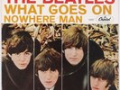 THE BEATLES: What Goes On / Nowhere Man USA CAPITOL 5587 Rare 45 w/ PS NM- Wax