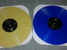 Kraftwerk The Mix -  BLUE & YELLOW VINYL LP super rare