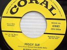 BUDDY HOLLY rockabilly VG++ Coral Promo EVERYDAY / PEGGY SUE CT14