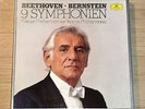 BEETHOVEN Complete 9 Symphonies BERNSTEIN 1stPress DGG 8LP Box MINT