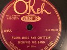 Okeh 8955 Memphis Jug Band RUKUS JUICE AND CHITTLIN' 78 rpm E+/EE+