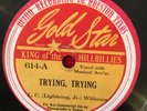 Gold Star 614 L.C. (Lightning Jr.) Williams TRYING TRYING V+/V- hc  78 rpm