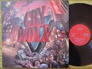 CRY WOLF, CRUNCH, LP 1991 RARE UK 1ST PRESS A-1/B-1 EX/EX-, LYRIC SHEET