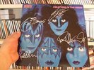 KISS SIGNED IN SILVER CREATURES OF THE NIGHT LP ACE, GENE, ERIC AND PAUL
