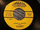 LEE ANDREWS & The Hearts Lonely Room / Leona on Gotham ORIG. Doo Wop Rock 45