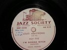 JAZZ SOCIETY ,LOUIS ARMSTRONG,I'M GONNA GITCH,ÉDITION LIMITÉE,78 TOURS