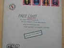 FREE FREE LIVE LP PINK RIM LABEL A1/B1 ENVELOPE SLEEVE AND INNER (LIGHT SURFACE