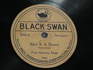 Blues 78/Four Harmony Kings/Ain't It A Shame/Goodnight Angeline/ Black Swan 2016