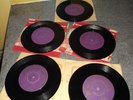 ELVIS PRESLEY 5 HMV SINGLES ALL AT LEAST VG.