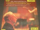 Chopin Piano Concerto 1  Rubinstein Skrowaczewski  RCA LSC-2575 1st Press ED1 LP