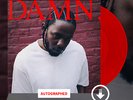 KENDRICK LAMAR DAMN 2x LP Red Vinyl Autographed Signed Lim Ed + Digital DL RSD