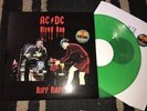 AC/DC LP HIRED GUN RIFF RAFF Green Vinyl Live Axl Rose Guns N Roses 2016 New