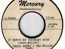 CHUCK BERRY & STEVE MILLER-IT HURTS ME TOO- MERCURY 45 ACETATE NM  BLUES HEAR IT