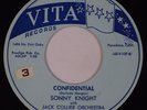 SONNY KNIGHT: Confidential ’56 VITA R&B Rock & Roll ORIG 1st Press NM- 45 Hear