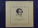 WEBER 4 SONATAS FOR PIANO DINO CIANI  2 LP'S DYNAMIC STEREO DS 413/4 ITALY MINT