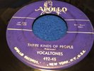 Vocaltones DOOWOP 45 Apollo 492 Darling/Three Kinds of People