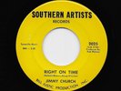 Jimmy Church - Right On Time / Right In The Palm Of Your Hand  (Soul, 45)