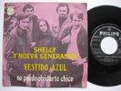 ? SHELLY Y NUEVA GENERACION - 45 Spain PS - Vestido Azul - MUNSTER MOD FREAKBEAT