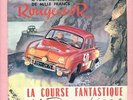 DISQUE - CARTE MUSICALE / ROUGE et OR - RENAULT DAUPHINE au TOUR DE CORSE -
