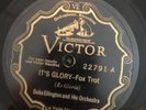 Victor 22791 Duke Ellington Orch IT'S GLORY/BROWN BERRIES  rpm 1931 E