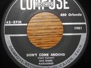 RARE  GARAGE MOD 45   SAN DIEGO MARAUDERS   COMPOSE LABEL   DON'T COME AROUN