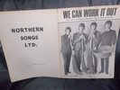 THE BEATLES SHEET MUSIC WE CAN WORK IT OUT NORTHERN SONGS LENNON & McCARTNEY