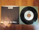 Queen Calling All Girls white label promo w/picture sleeve Capitol