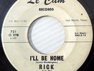 RICK & THE KEENS doowop 45 on pre-Smash LE CAM 45 I'LL BE HOME b/w PEANUTS DM732