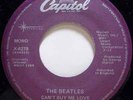 THE BEATLES - CANT BUY ME LOVE -YOU CANT DO THAT 1988 45 RPM CAPITOL RECORD NEW