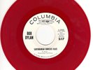 Red Vinyl-Bob Dylan promo 45-Subterranean Homesick Blues-WLP