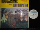 THELONIOUS MONK PLAYS D. ELLINGTON RIVERSIDE 12-201 2ND.COVER WHITE LABEL MONO