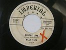 Rare Blues Rocker: Billy Tate  Single Life  Imperial 5337 Promo