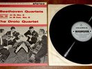 DROLC QUARTET BEETHOVEN T/S B/S TURQUOISE SILVER COLUMBIA STEREO SAX 2504 LP