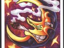 DAEVID ALLEN GONG SIGNED BANANA MOON BLOTTER ART MINT WITH PHOTO SIGNING