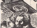 Original Vulcan Gas Company Hot Plate Heads 1968 Concert Flyer Shiva's Head Band