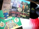 THE BEATLES -    Sergeant Pepper,     ORIGINAL 1967 UK MONO LP + CUTOUTS / inner