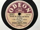 Rare 4x78rpm Odeon Set Gerhard Taschner (Violin) & Cor de Groot (Piano)