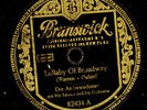 ANDREWS SISTERS  Lullaby of Broadway / Three o'clock in the morning 78rpm  S7458