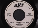 RANDY LUCK: I Was A Teenage Cave Man / Twelve O'clock 45 (dj, great minor-key t