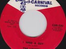 LOVETTES - I NEED A GUY - CARNIVAL -  60's